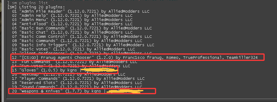 list